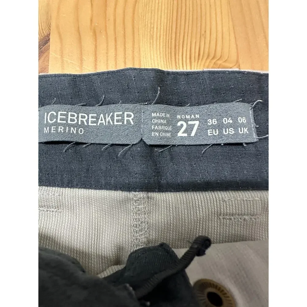 Icebreaker Womens Merino Wool Blend Shorts Size 27